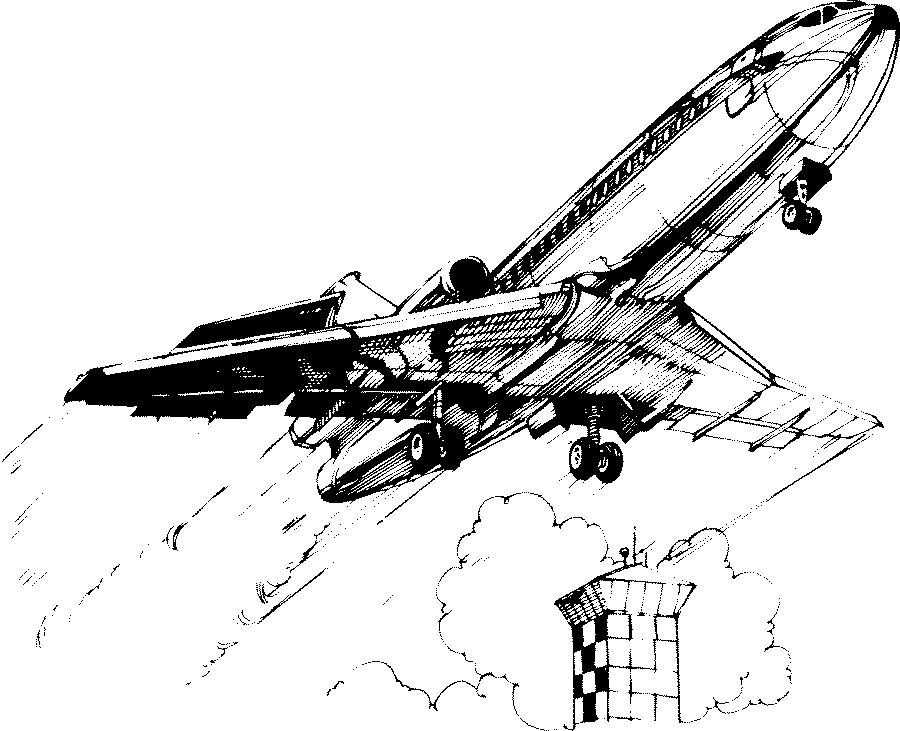 an aircraft in flight