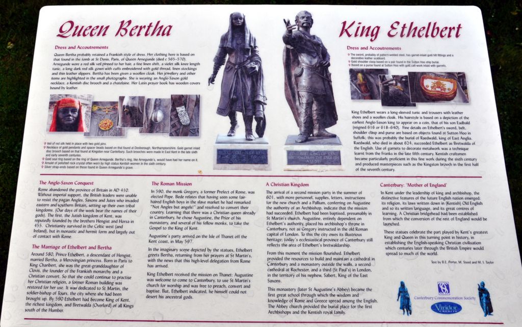 King Ethelbert and Queen Bertha