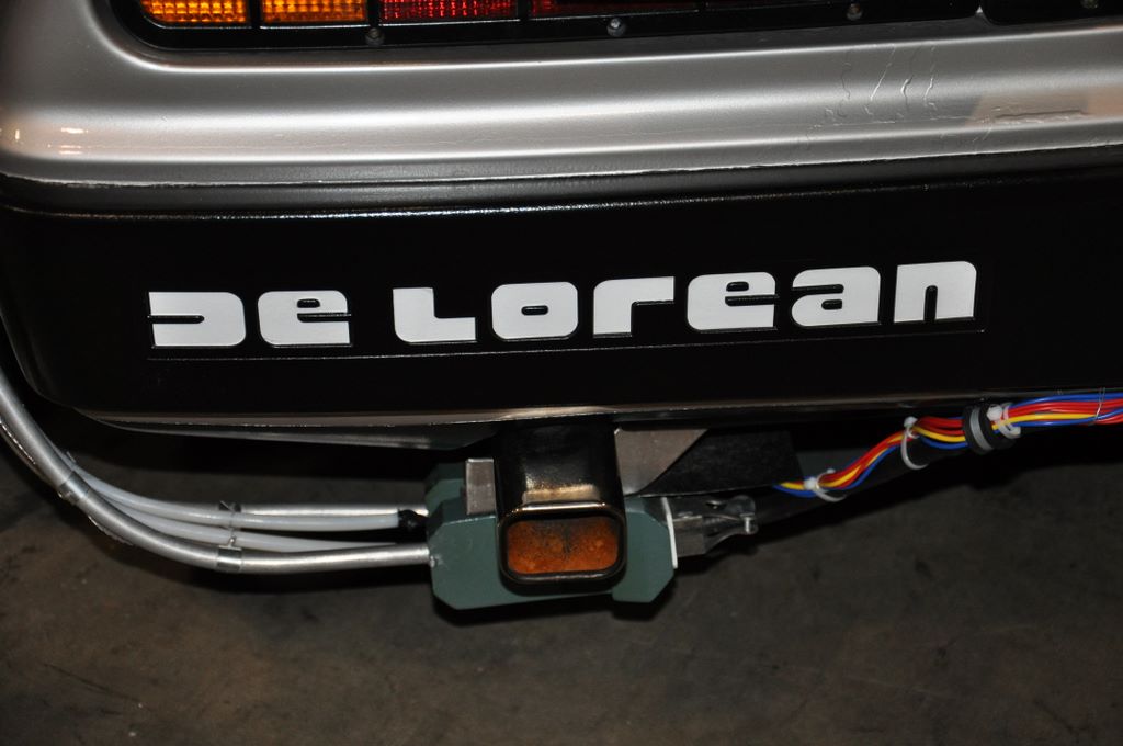 Back to the Future car display -  DeLorean