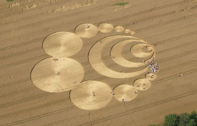 a picture of a cropcircle