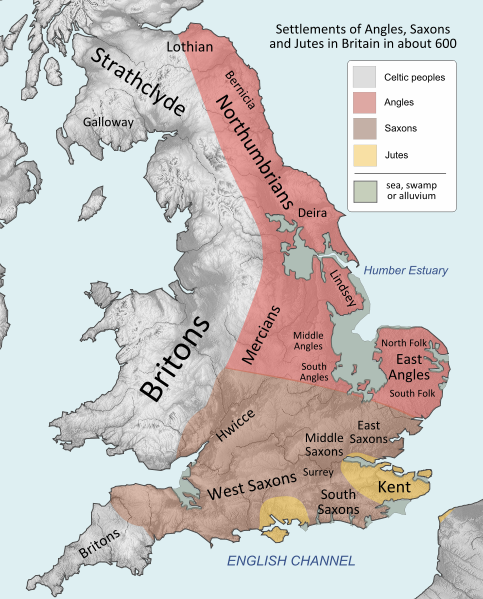 Saxon England 600AD