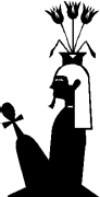 Nefertem, an Ancient Egypt God.