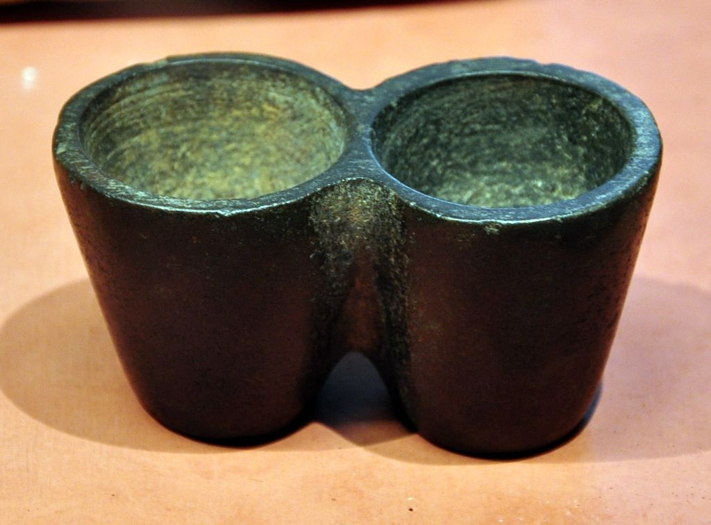 Ancient Egyptian ink mixer.