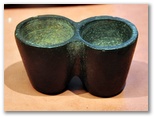 Ancient Egyptian ink mixer.