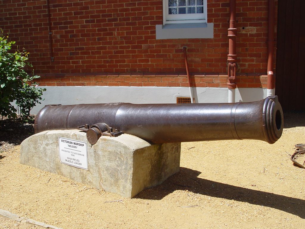 14/64 Rifled Muzzle Loader Cannon from the Victorian Warship "Nelson"