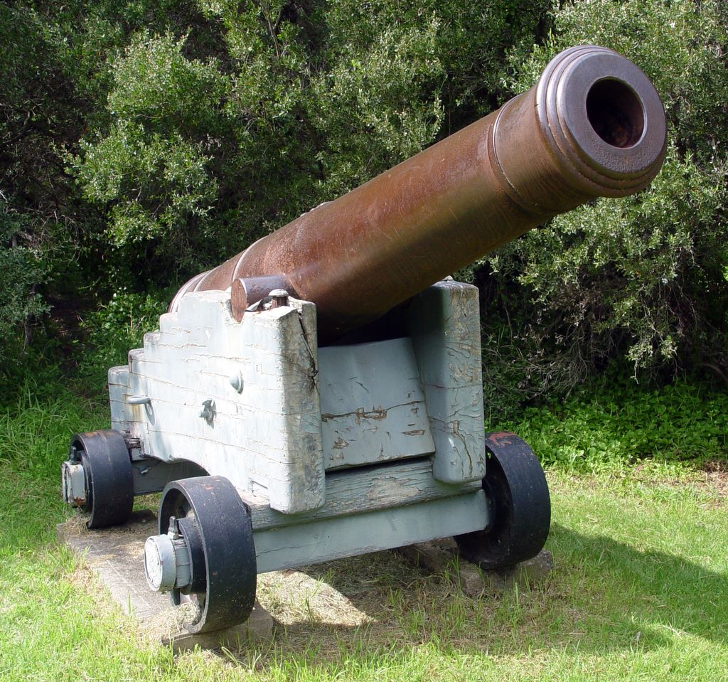 32 pounder Muzzle Loader Cannon at Port Fairy, Victoria, Australia.