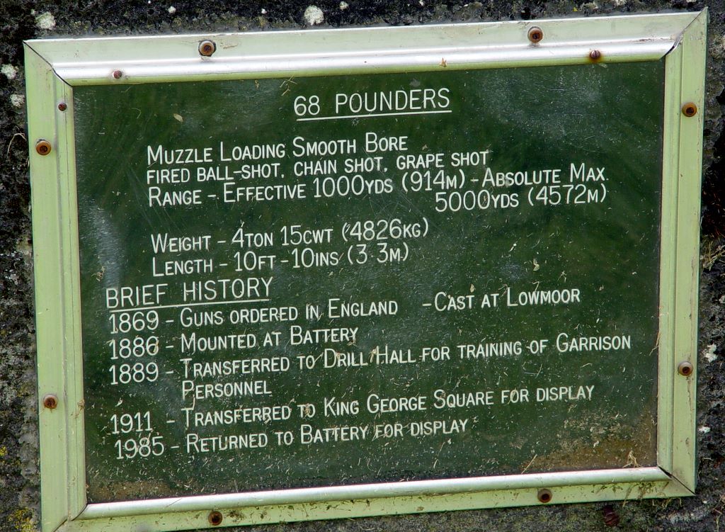68 pounder Muzzle Loader Cannon