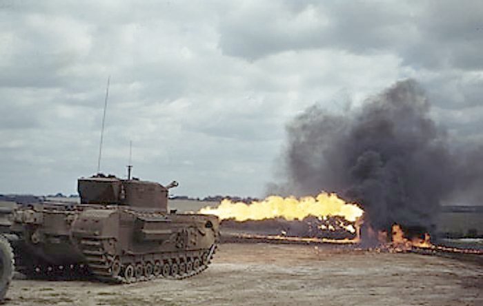 Crocodile Churchill Mk VIII Flame-Throwing Tank